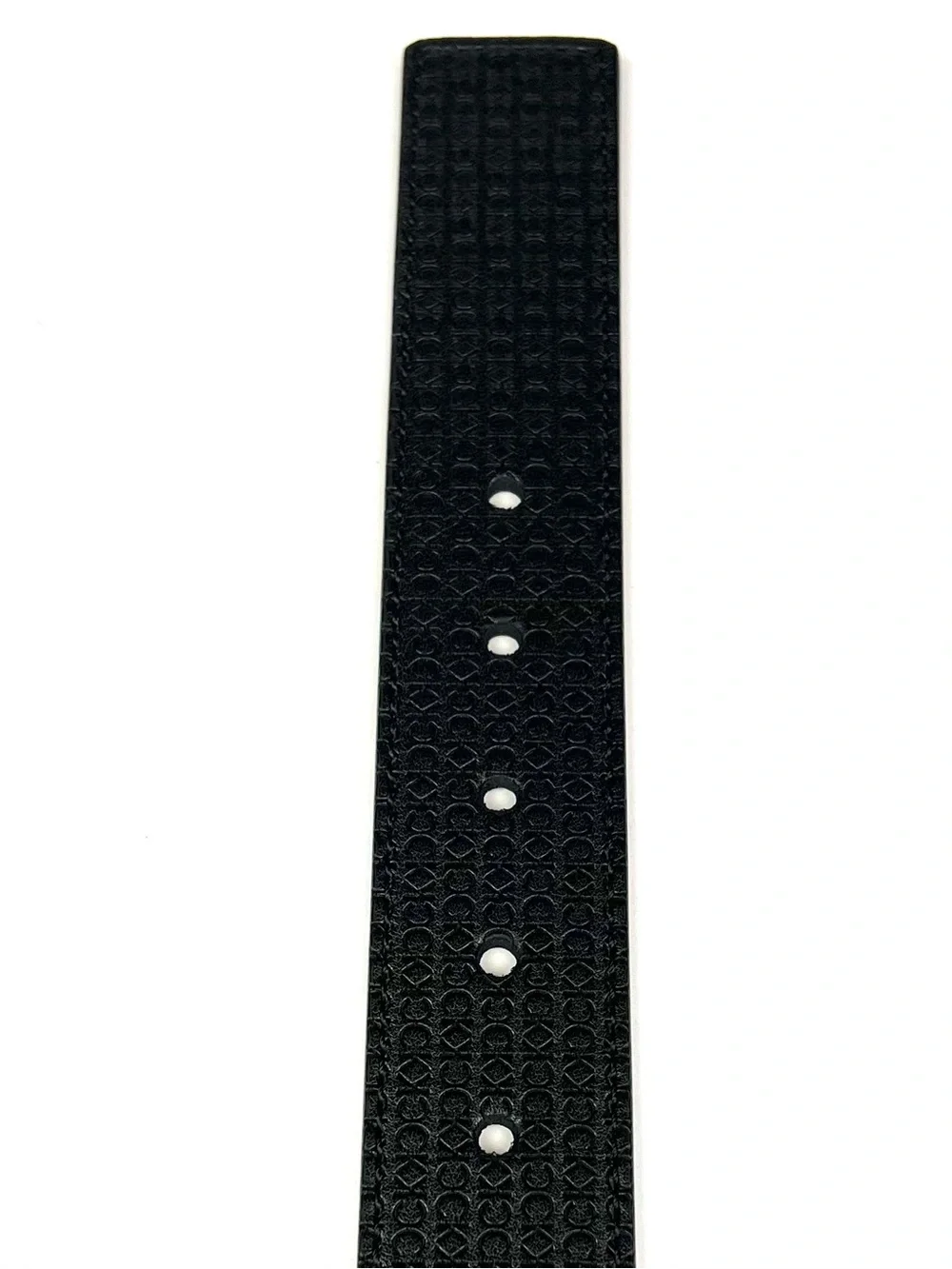Calvin Klein Men's Micro Logo Strap Reversible Casual Belt Black Size S (30-32)